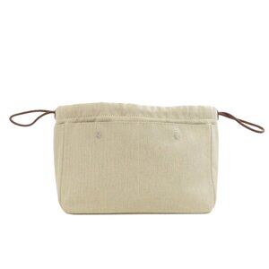 HERMES Beige Pouch